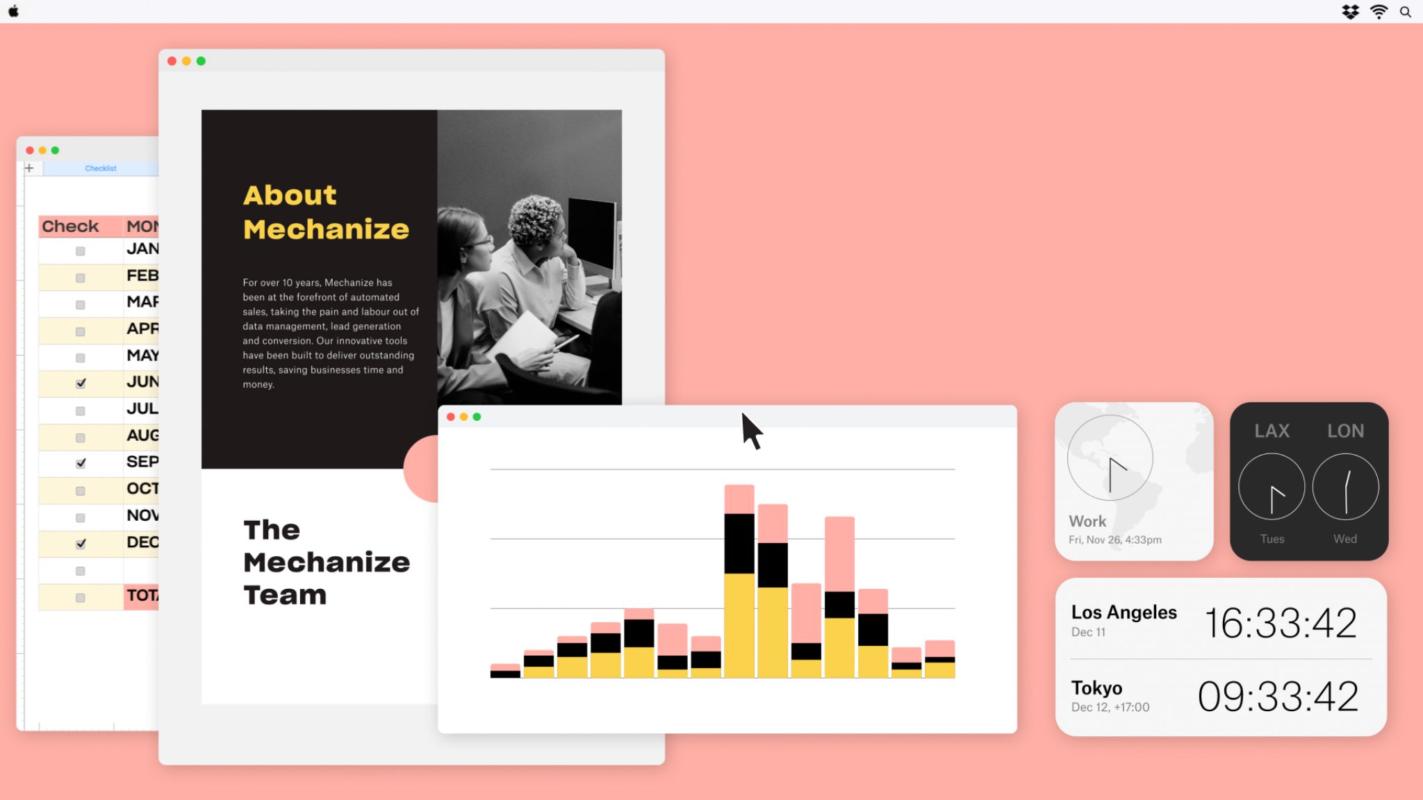 Working on a pitch deck
