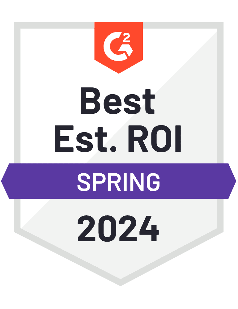VDR Best Estimated ROI Spring 2024