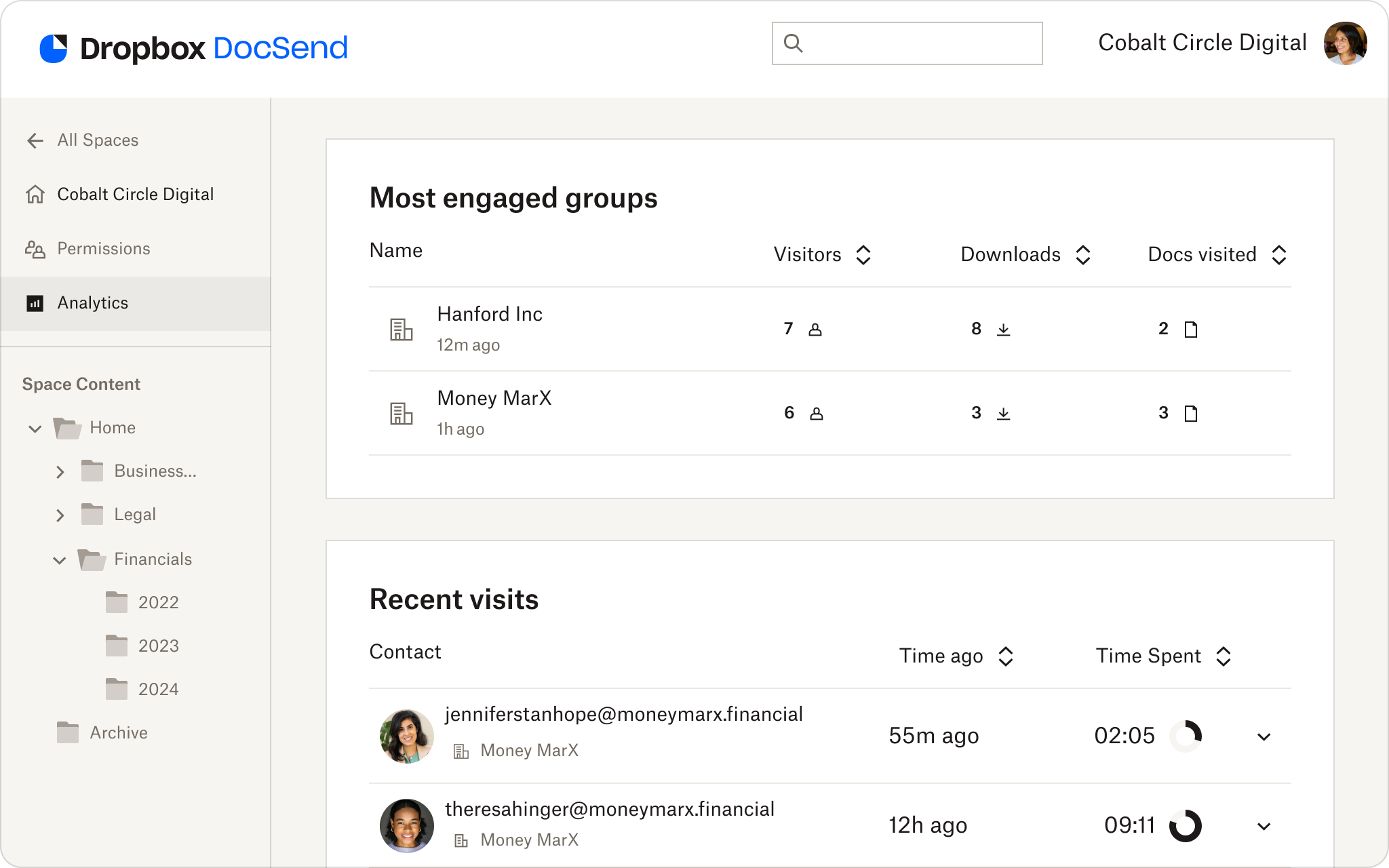 Advanced Data Rooms от DocSend