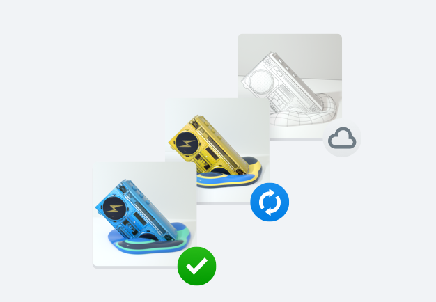 Files backed up in the cloud