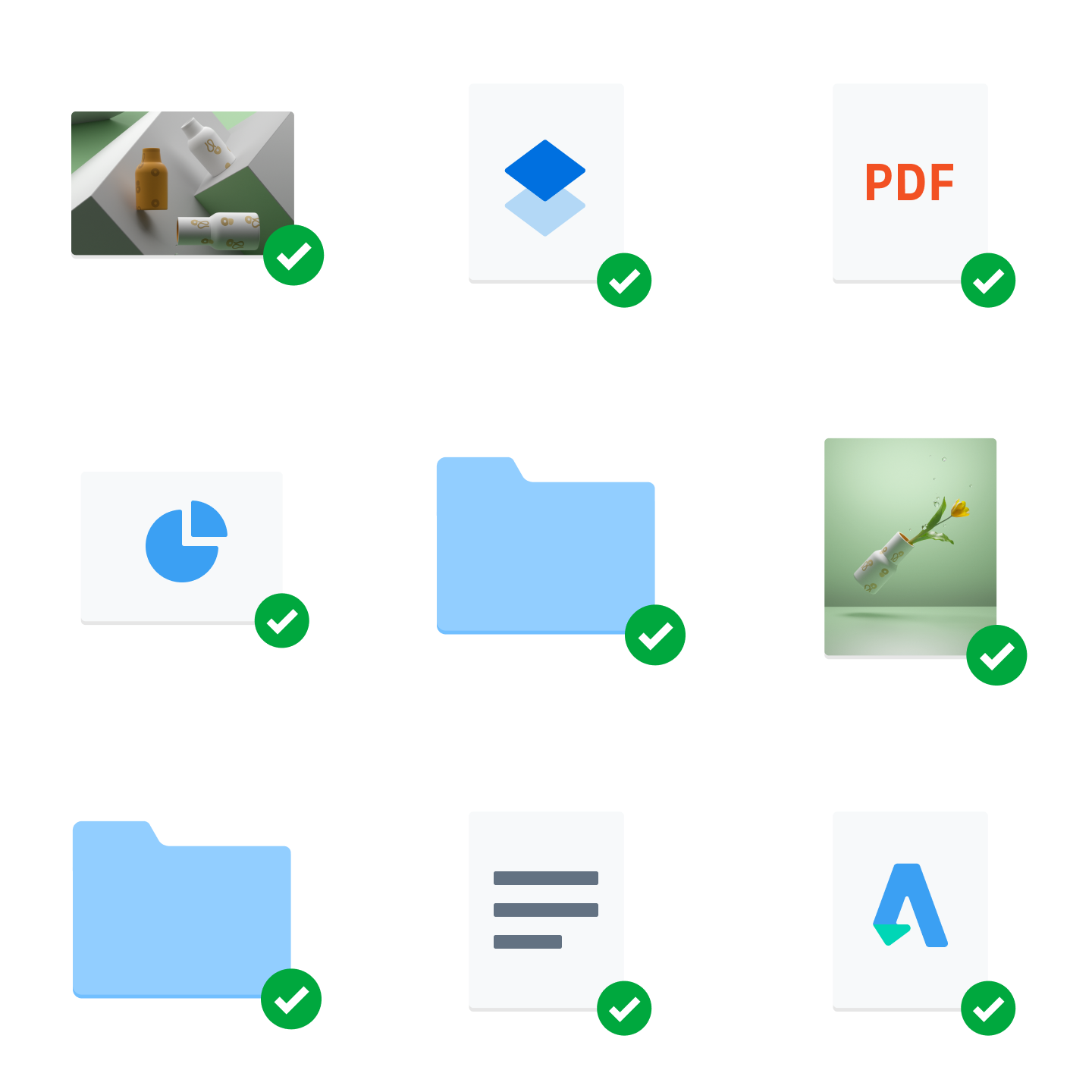 A folder being synced offline