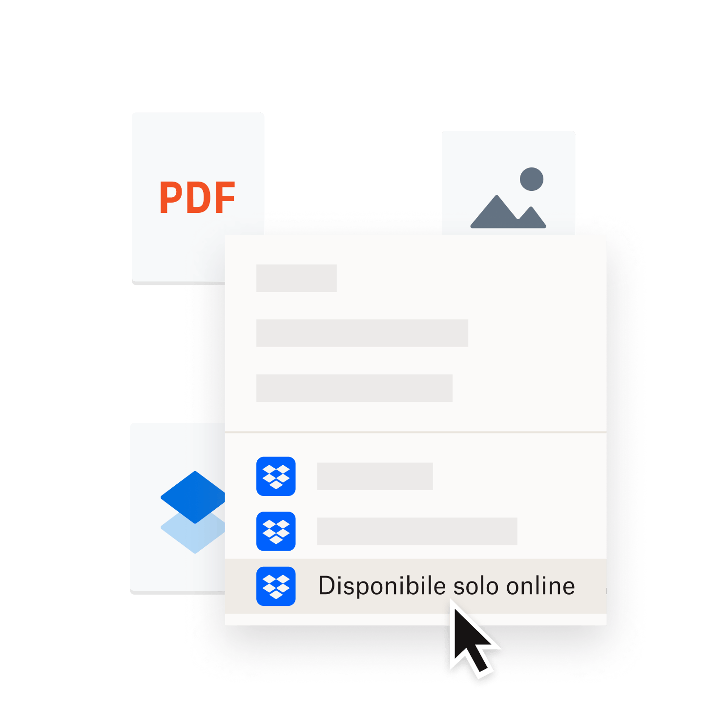File PDF salvato in una cartella Dropbox e impostato come &quot;solo online&quot;